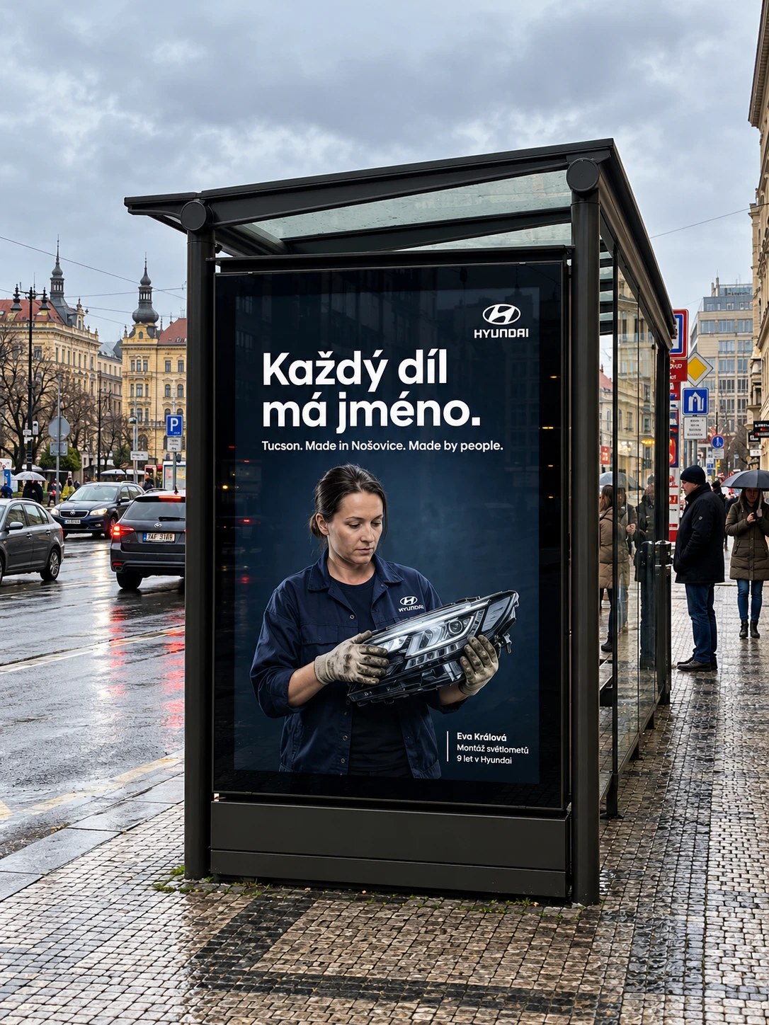 Citylight na zastávce: Eva Králová se světlometem