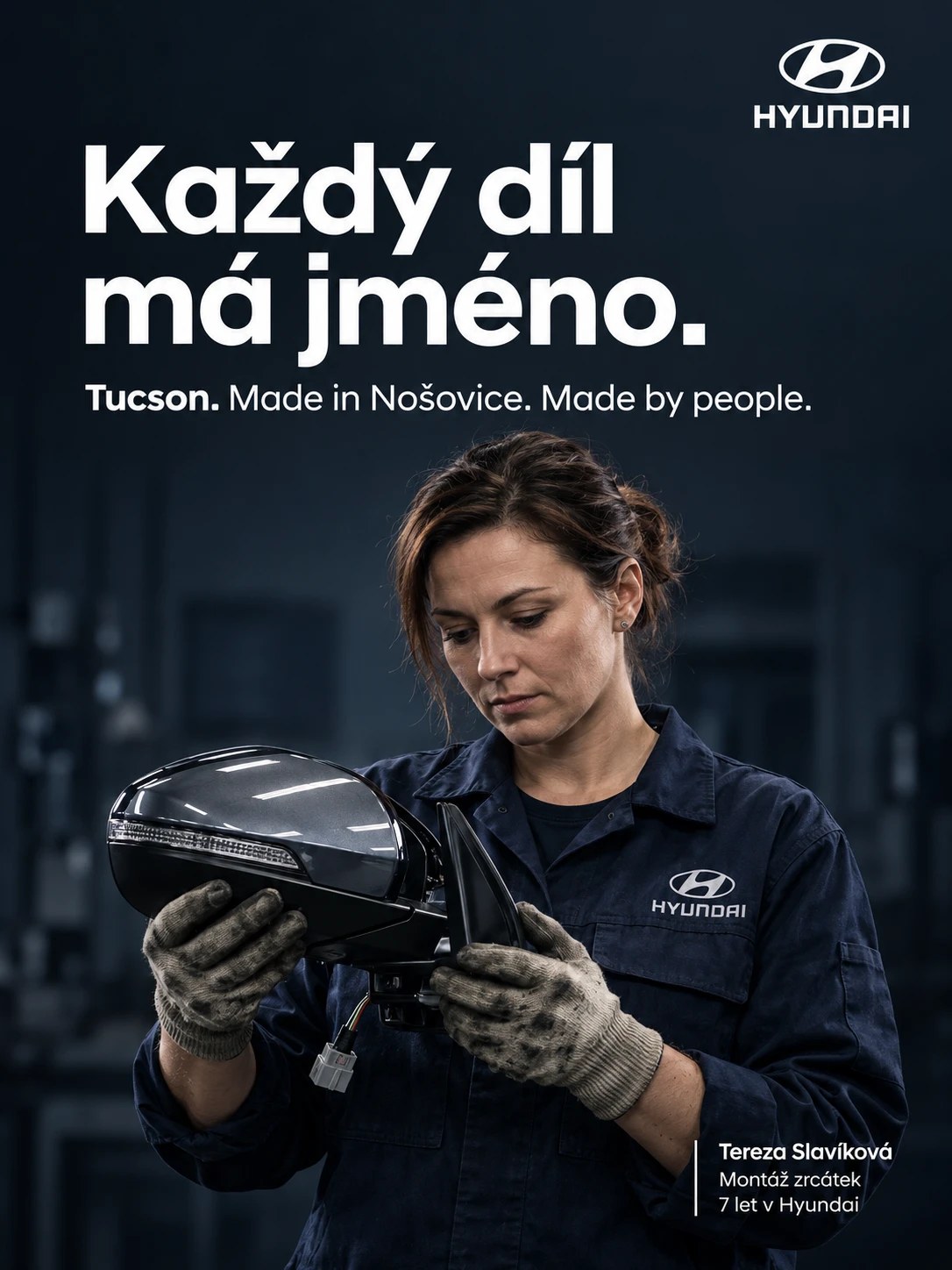 Plakát Tereza Slavíková se zrcátkem