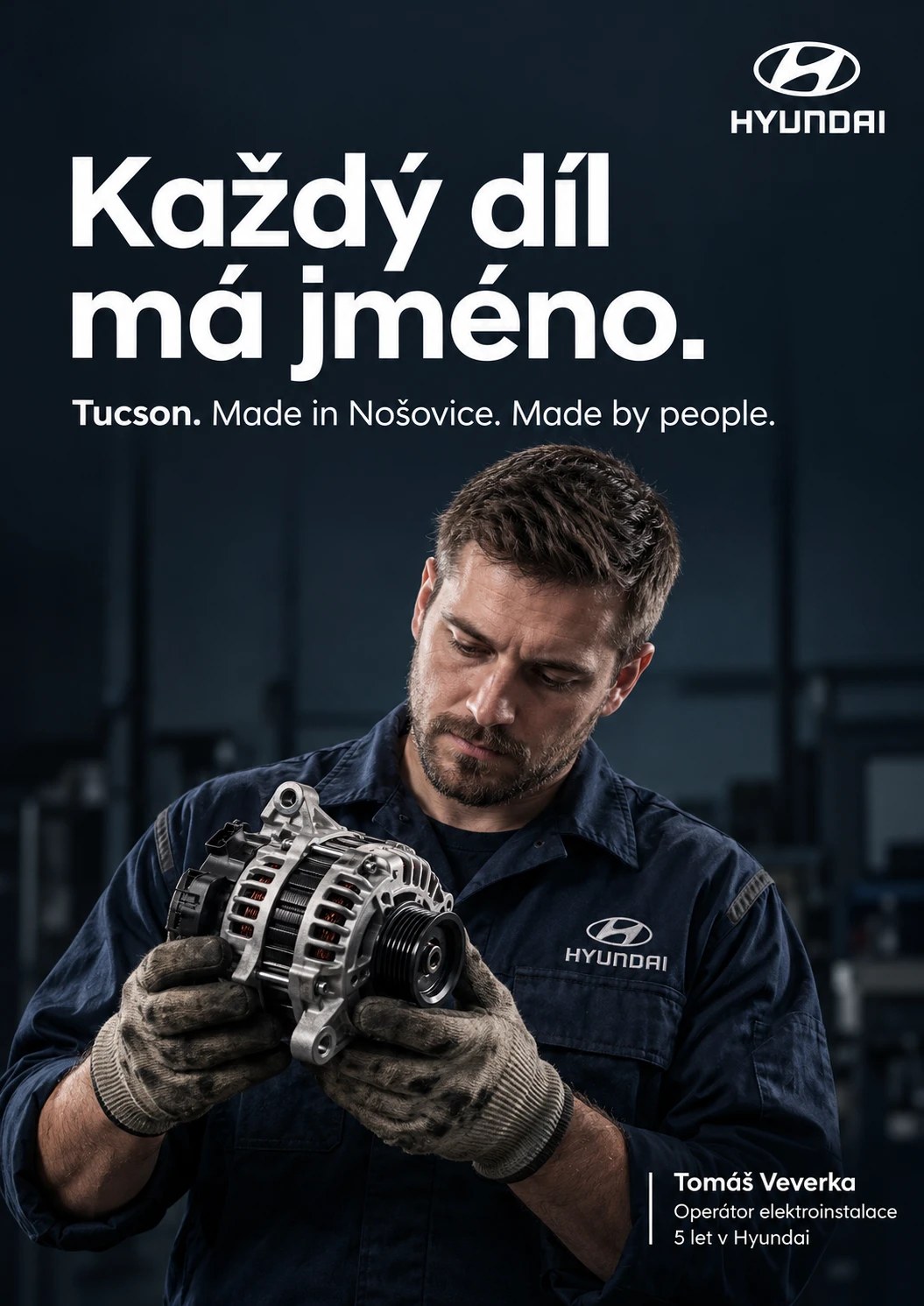 Plakát Tomáš Veverka s alternátorem
